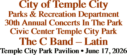 City of Temple City Parks &