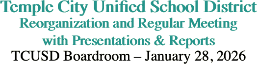 Temple City Unified School District